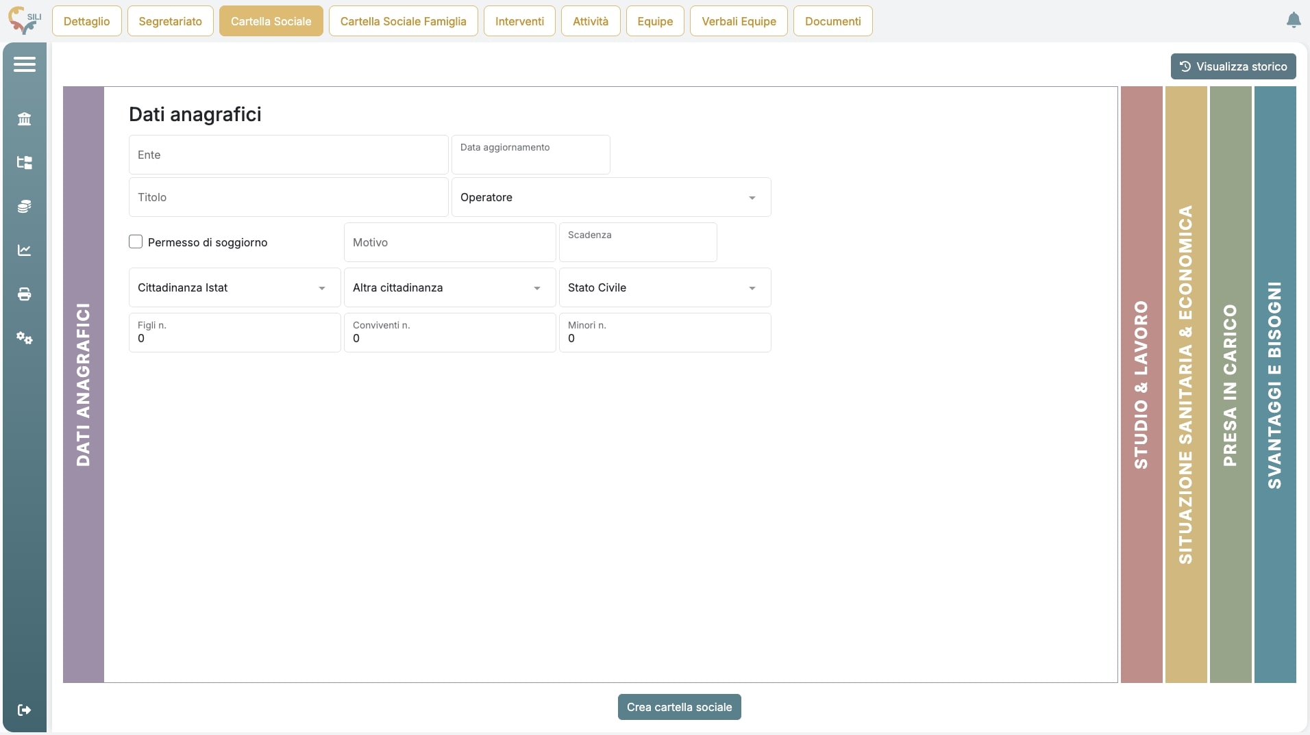 Supporto agli Assistenti Sociali